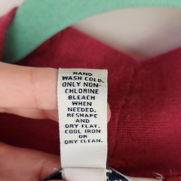 Banana Republic Factory 100% Merino Wool Bow V-neck Sweater sz S Flawed - Picture 5 of 8